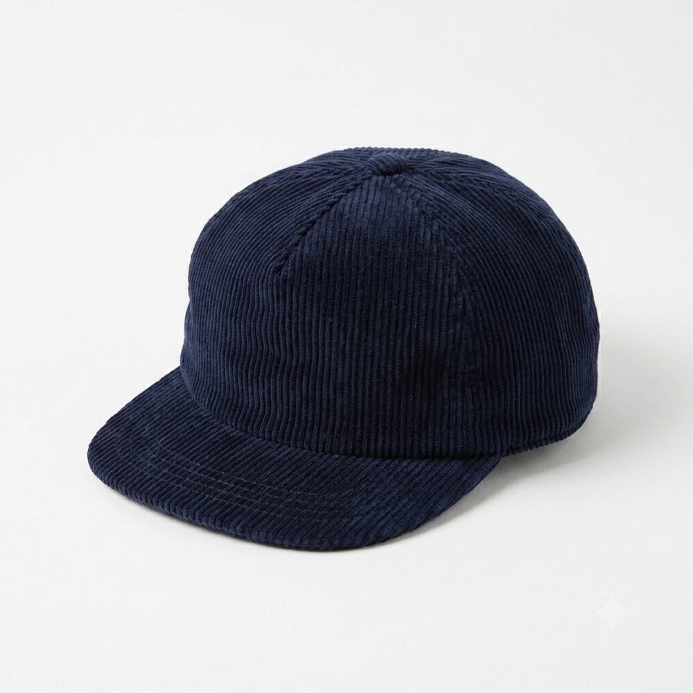 Wear Guard Work Hat Thinsulate Thermal Insulated Blue Corduroy VTG Small Medium